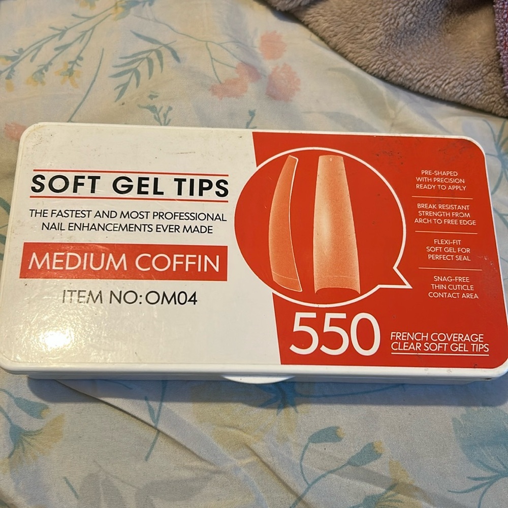Soft gel tips